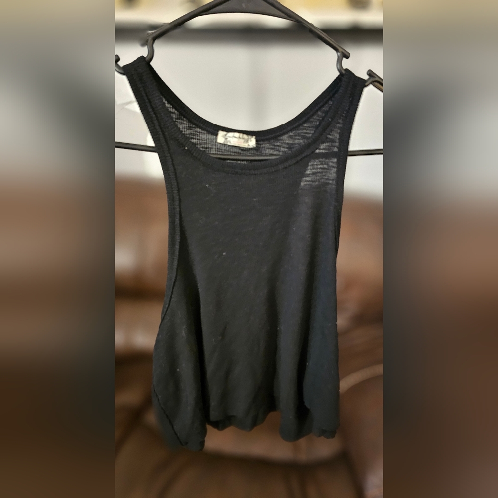 Free People black tank top sz S
